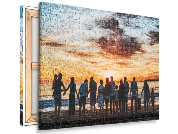 Photo Mosaic Canvas Print - Image 4