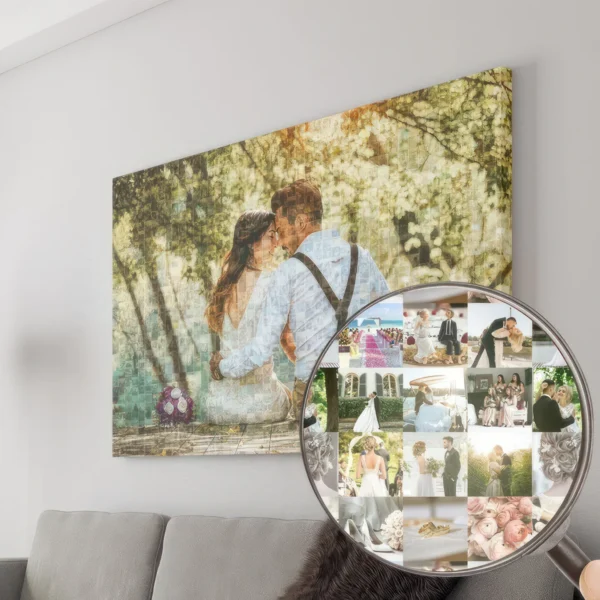 Photo Mosaic Canvas Print