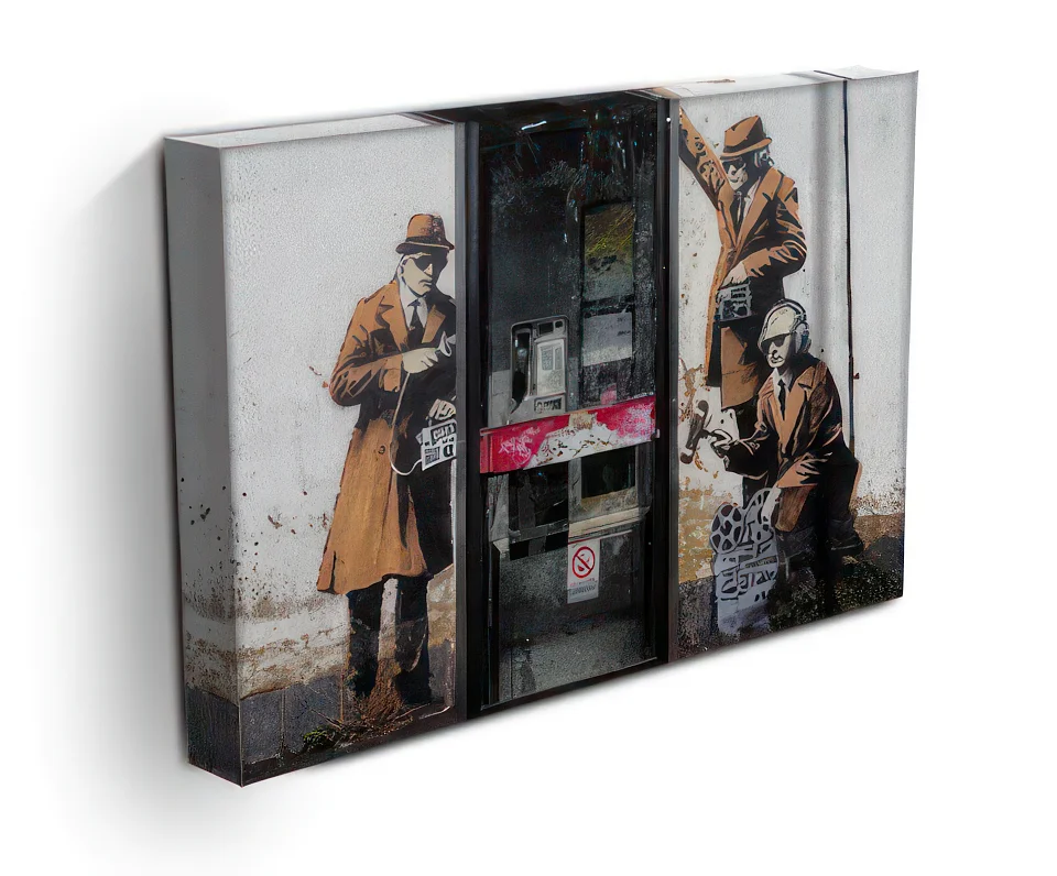 Banksy Cheltenham Telephone Box Spies - The Meaning Behind the Art