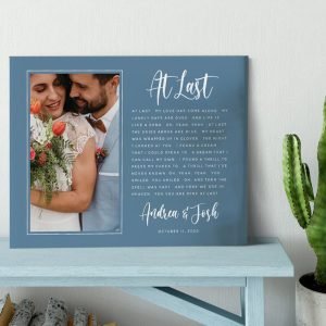 Wedding Song Lyrics Custom Photo Canvas Print (Copy) Personalized Gifts CanvasJet.com